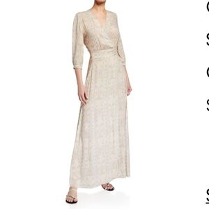 Hansin Chic Cream Maxi Dress